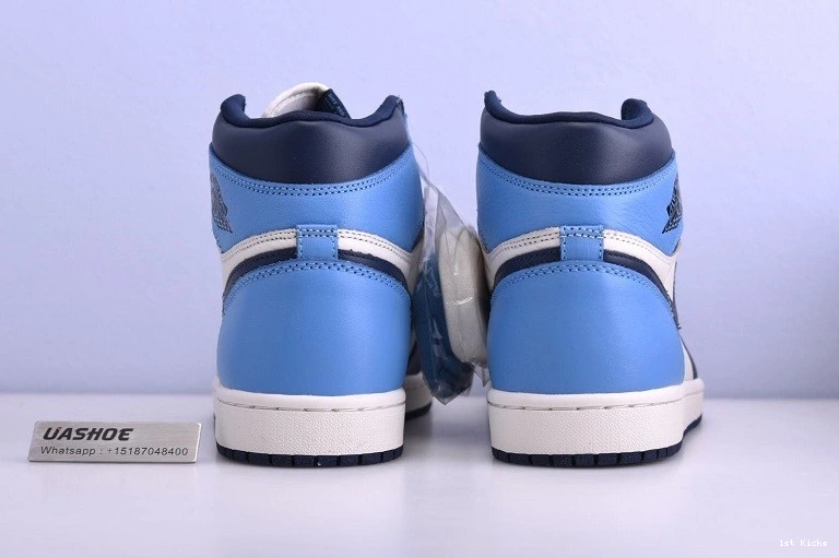  Leather Jordan 1 Retro 555088-140 High UNC 0924